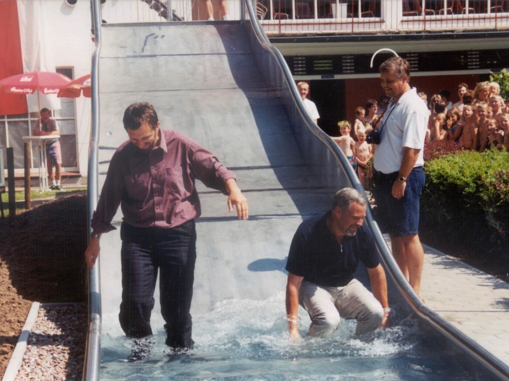 Freibad bekommt eine Rutsche